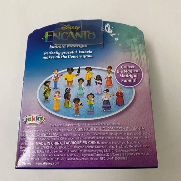 ISABELA MADRIGAL Disney Encanto TRUE SELF PAINTED DRESS 3" Figure 2022 New - Picture 2 of 2